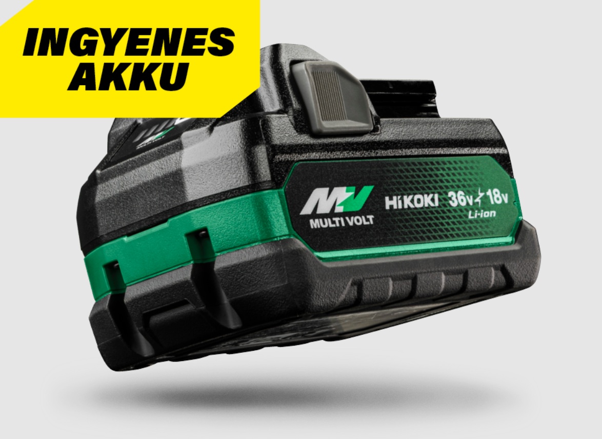 HIKOKI MuliVolt ajándék akkumulátor